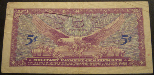 5 Cents Military Payment Certificate - Series 641