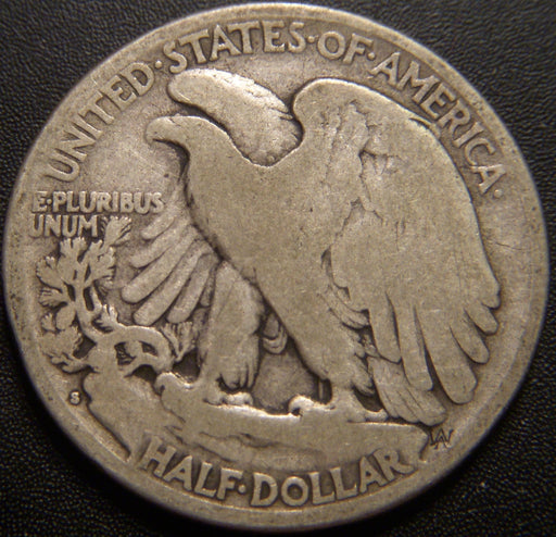 1917-S Reverse Walking Half Dollar - Good