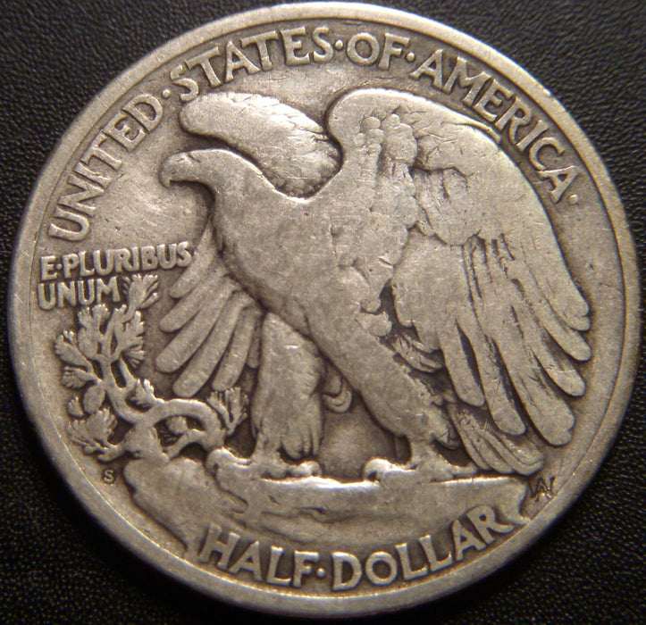 1918-S Walking Half Dollar - Good