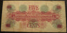 5 Cents Military Payment Certificate - Series 661