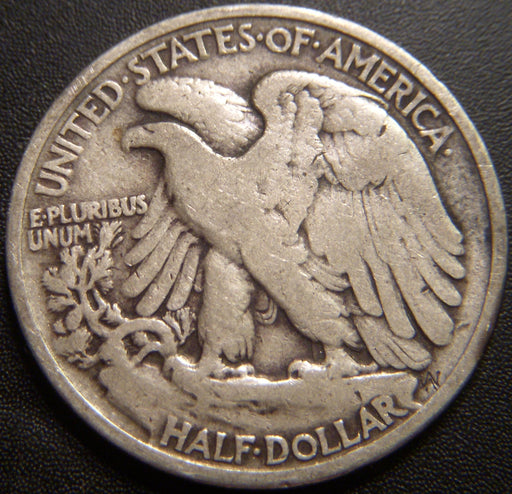 1934 Walking Half Dollar - Very Good