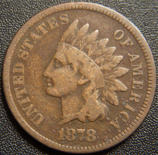 1878 Indian Head Cent - Very Good
