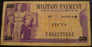 50 Cents Military Payment Certificate - Series 692