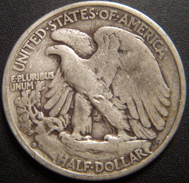 1935-S Walking Half Dollar - Very Good