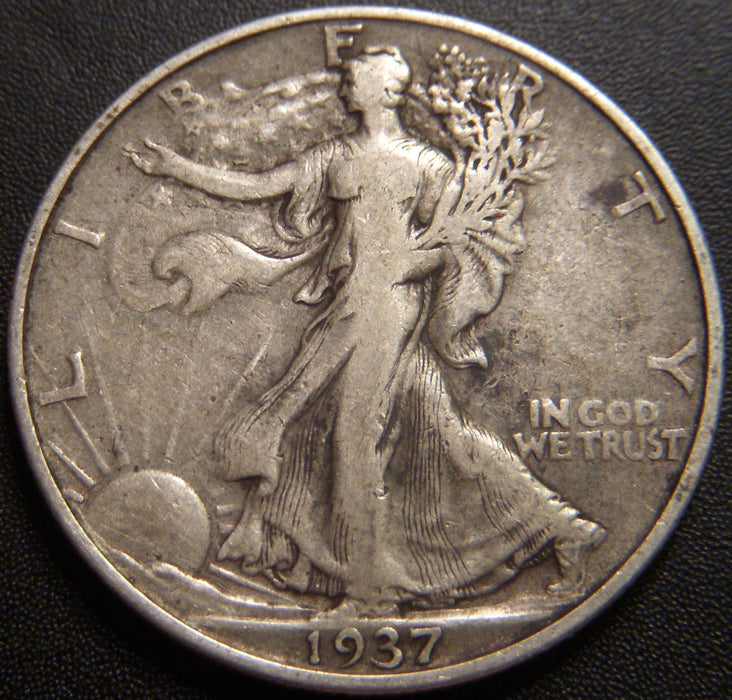 1937 Walking Half Dollar - Very Fine