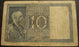 1938 10 Lire Note - Italy