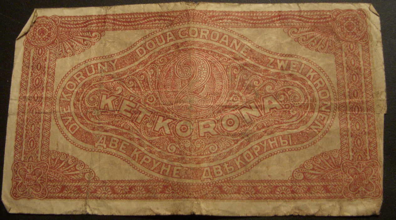 1920 2 Korona Note - Hungary