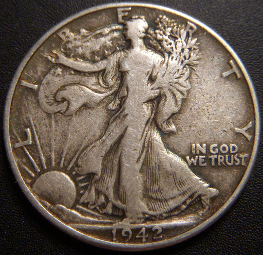 1942 Walking Half Dollar - Very Fine