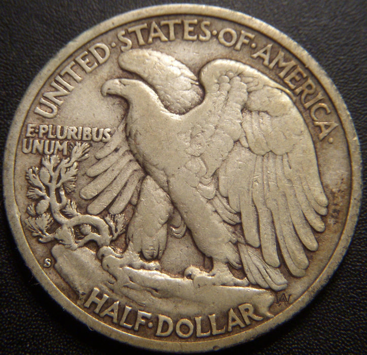 1942-S Walking Half Dollar - Fine