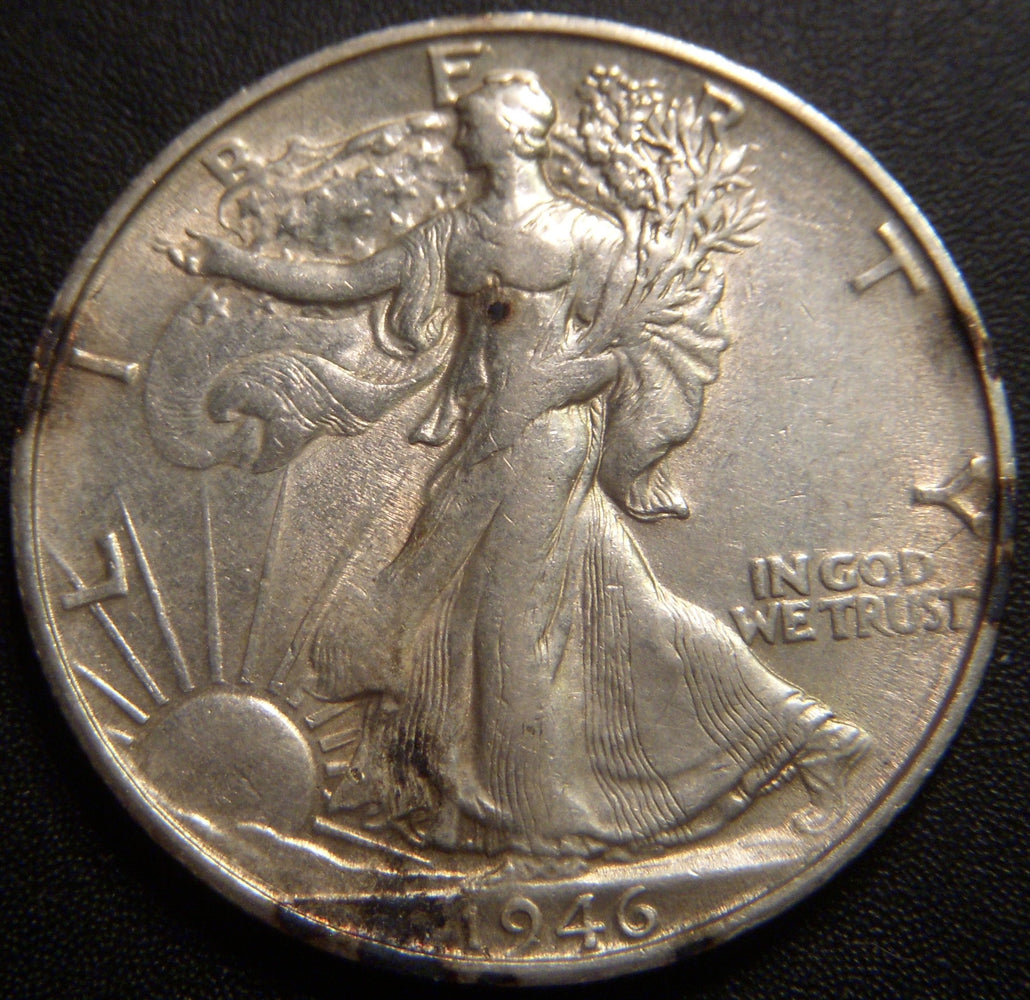 1946-S Walking Half Dollar - Extra Fine