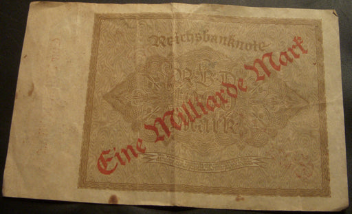 1922 1000 Mark Note - Germany