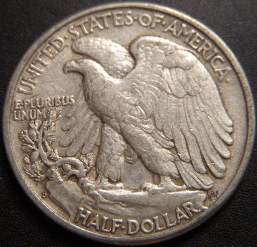 1947-D Walking Half Dollar - Extra Fine