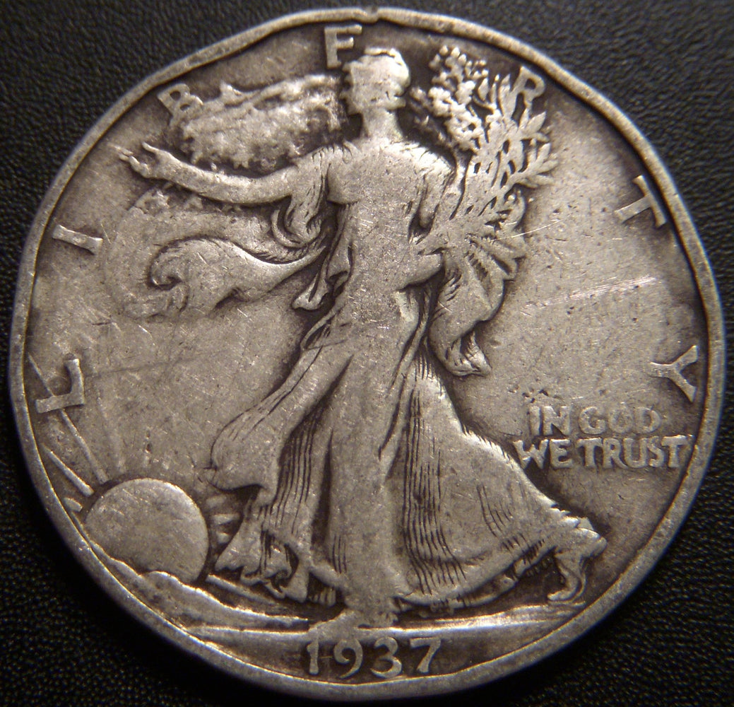 1937-S Walking Half Dollar - Fine