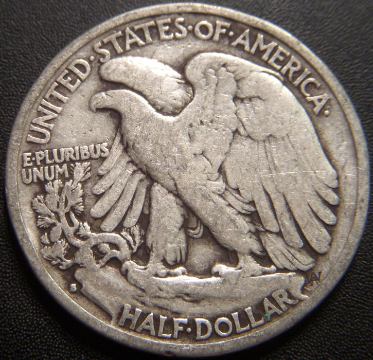 1937-S Walking Half Dollar - Fine