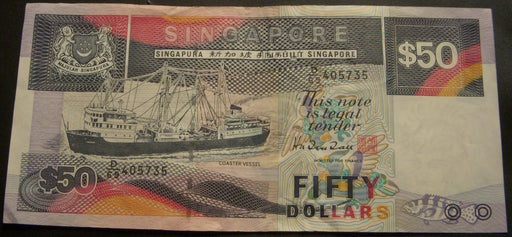 1987 $50 Note - Singapore
