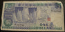 1987 $1 Note - Singapore