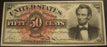 50 Cents Fractional Currency 4th Issue - FR# 1374