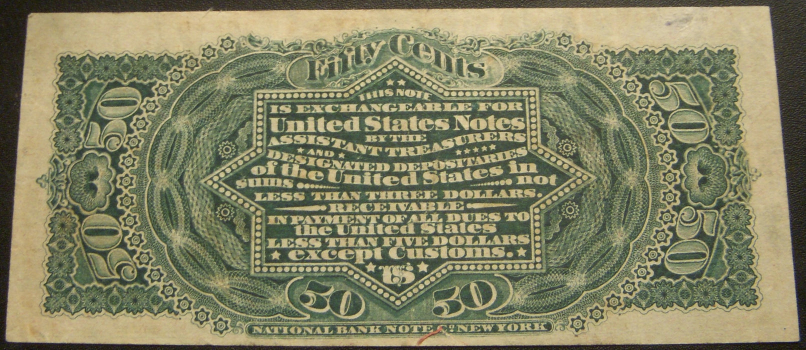 50 Cents Fractional Currency 4th Issue - FR# 1374