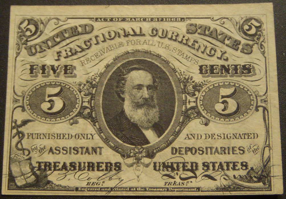 5 Cents Fractional Currency 3rd Issue - FR# 1238
