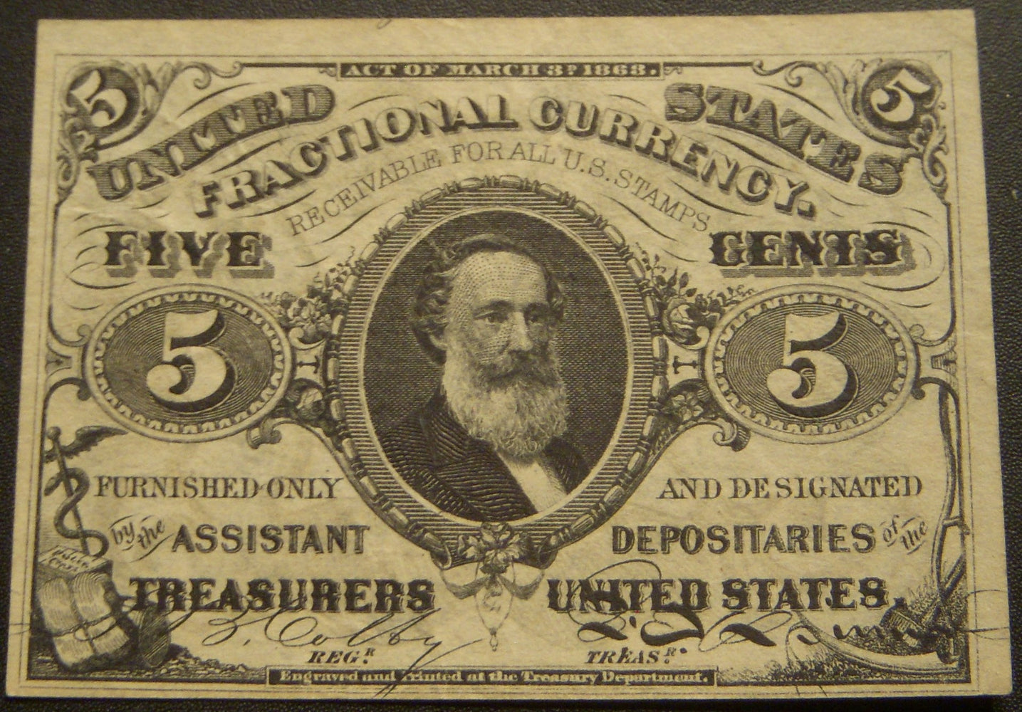 5 Cents Fractional Currency 3rd Issue - FR# 1238