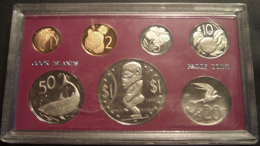 1972 7 Coin Proof Set - Cook Islands
