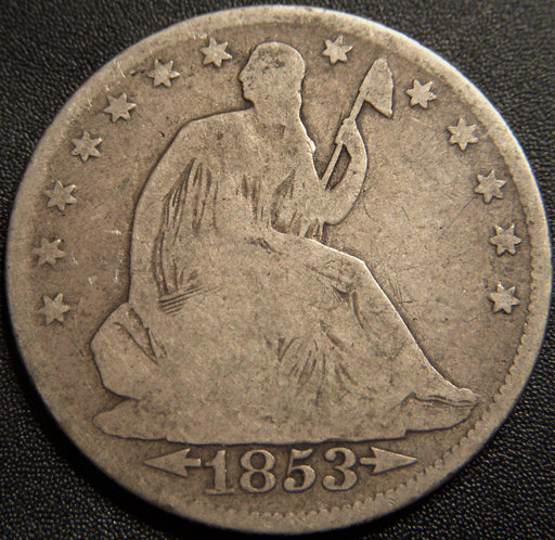 1853-O Seated Half Dollar - Good