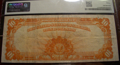 1922 $10 Gold Certificate - FR# 1173 PMG VF30
