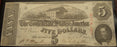 1863 $5 Confederate States of America - T60