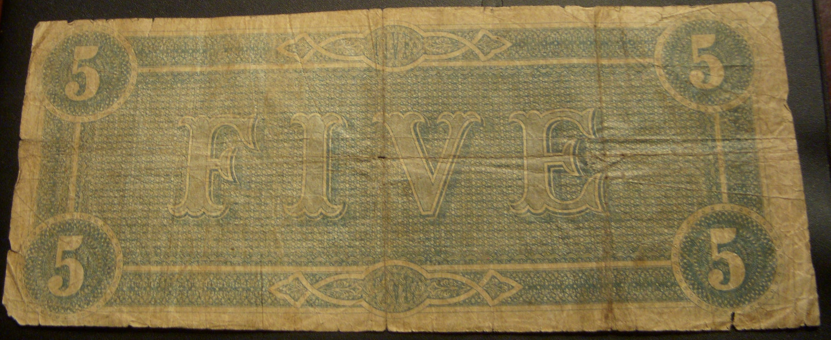 1864 $5 Confederate States of America - T69