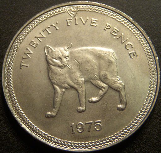 1975 25 Pence - Isle of Man