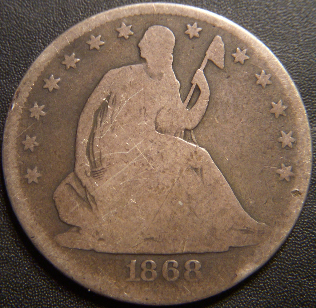 1868-S Seated Half Dollar - Good
