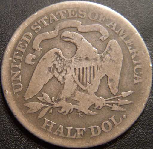 1868-S Seated Half Dollar - Good