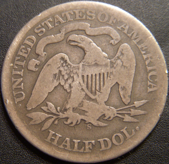 1868-S Seated Half Dollar - Good