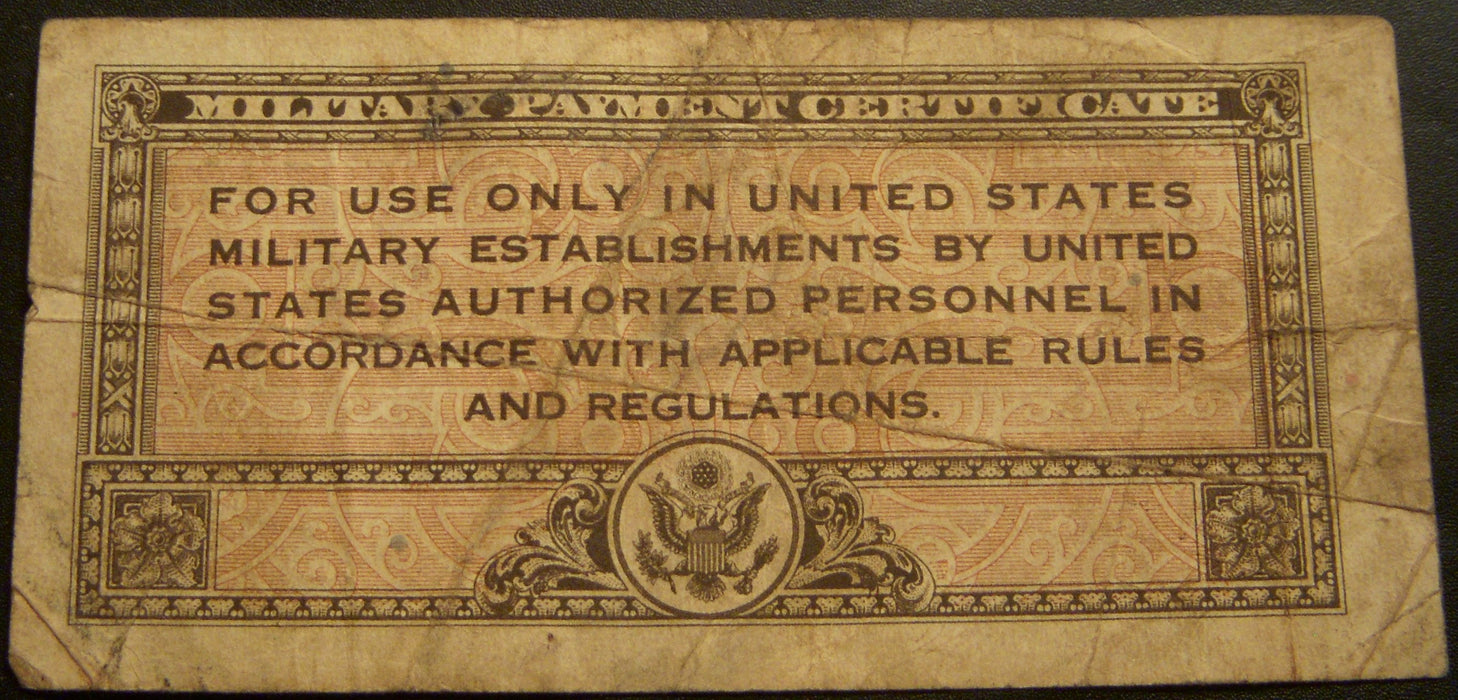 Series 461 - 5 Cents Military Payment Certificate