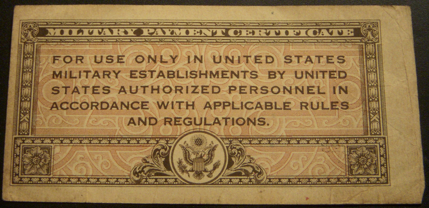 Series 461 - 5 Cents Military Payment Certificate