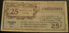 Serie 461 - 25 Cents Military Payment Certificate