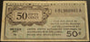 Series 461 - 50 Cents Military Payment Certificate