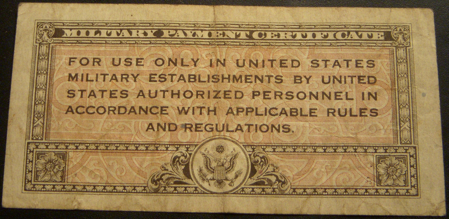Series 461 - 50 Cents Military Payment Certificate