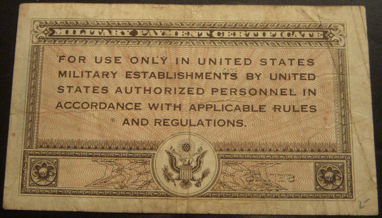 Series 461 - $1 Military Payment Certificate