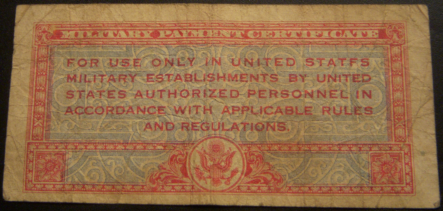 Series 471 - 10 Cents Military Payment Certificate