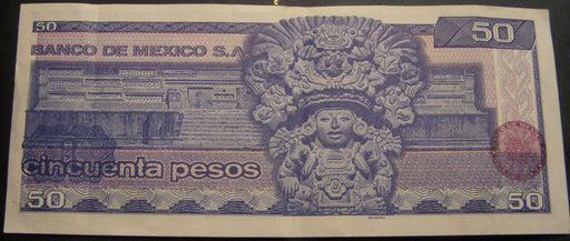 1981 50 Pesos Note - Mexico