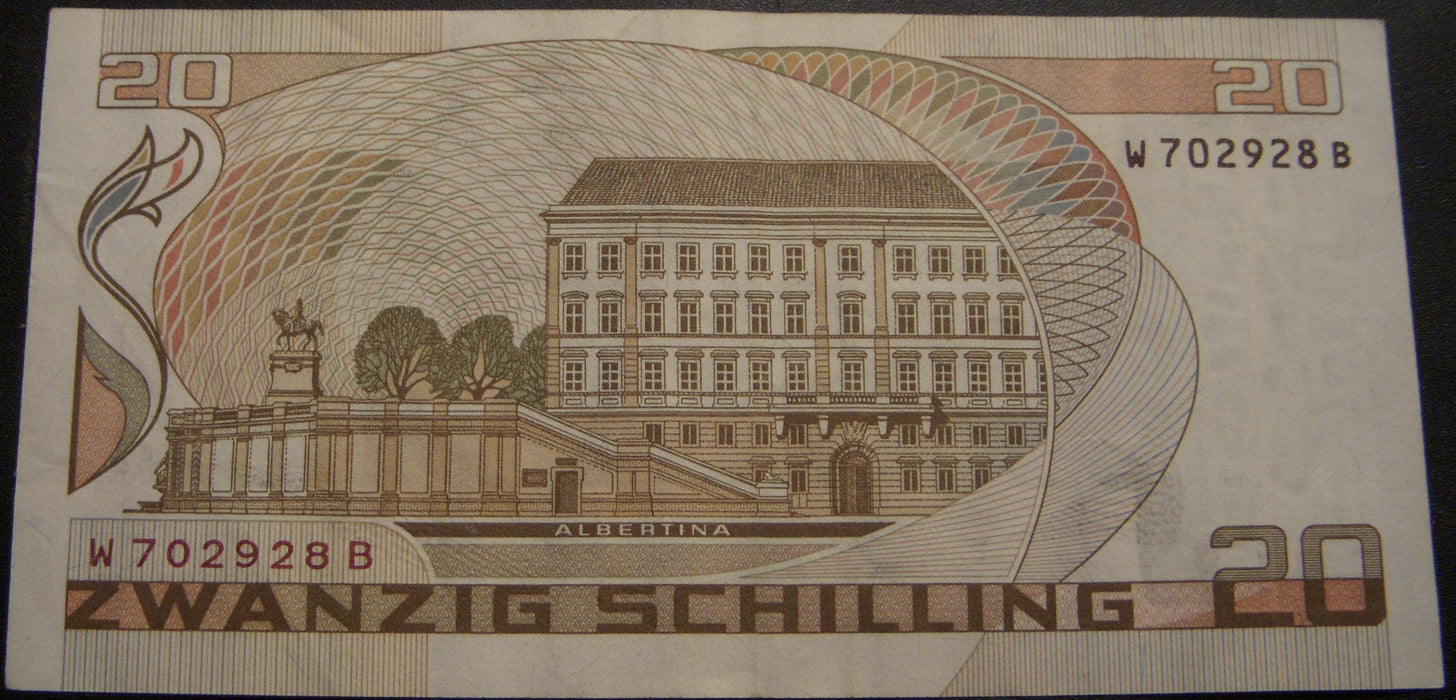 1986 20 Zwanzig Schilling Note - Austria