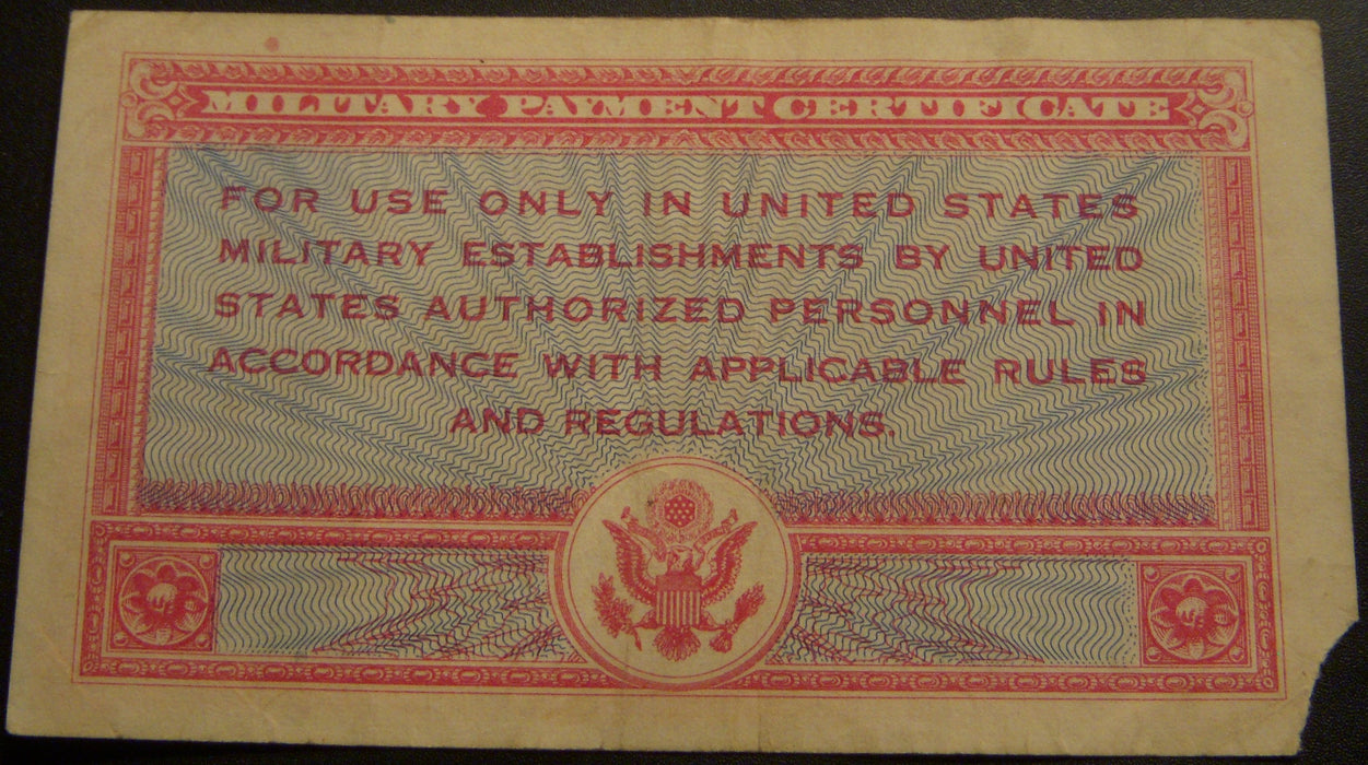 Series 471 - $1 Military Payment Certificate