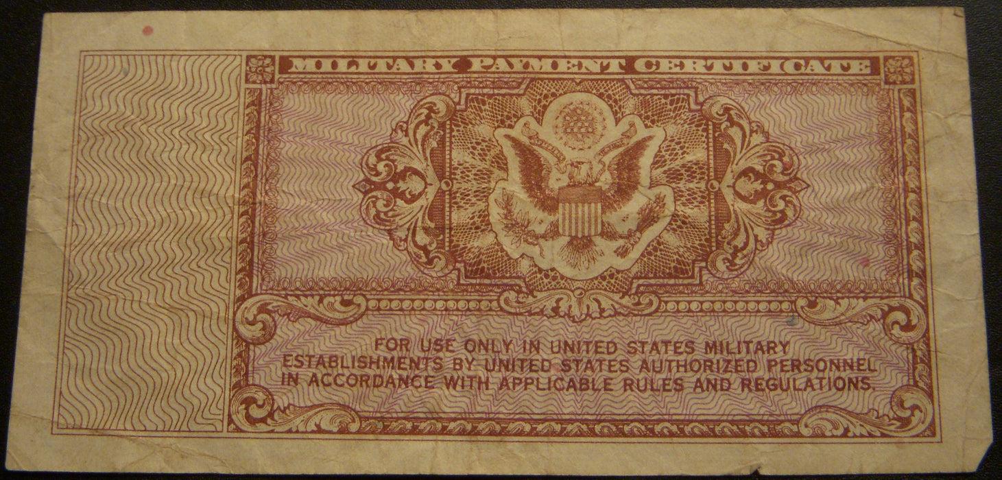 Series 472 - 5 Cents Military Payment Certificate