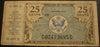 Series 472 - 25 Cents Military Payment Certificate