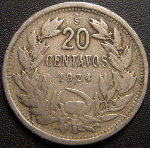1924 20 Centavos - Chile