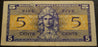 Series 521 - 5 Cents Military Payment Certificate