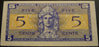 Series 521 - 5 Cents Military Payment Certificate