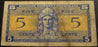 Series 521 - 5 Cents Military Payment Certificate