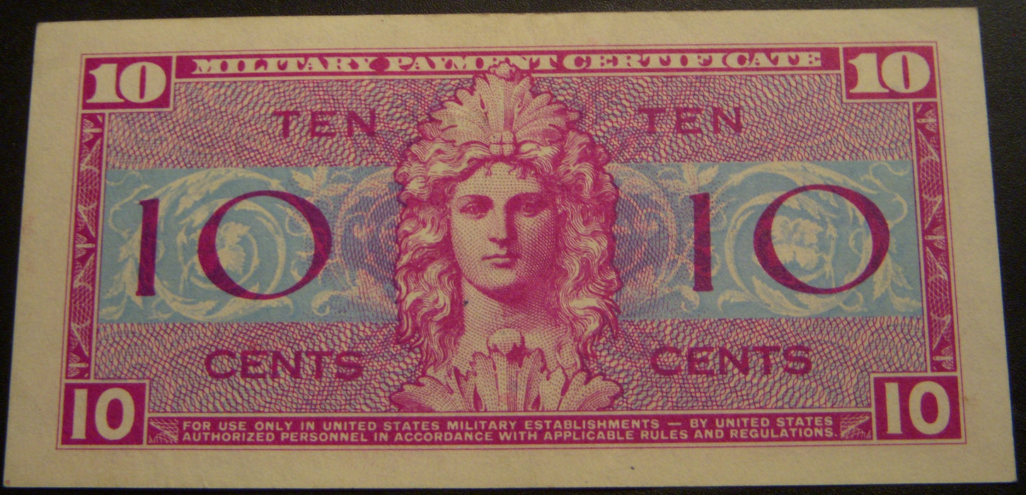 Series 521 - 10 Cents Military Payment Certificate